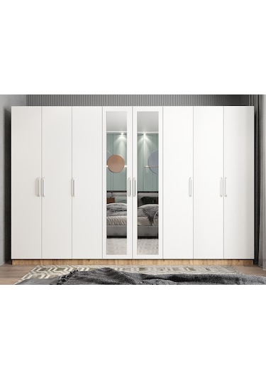 Başak 8 Kapaklı Dolap Gardırop ÇB