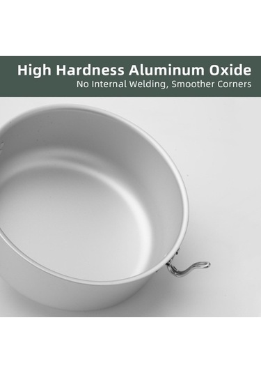 Ulzyvf Yüksek Ve Tencere-tava Takımı, Skycıty Sırt Seyahat Seti, Renkli Pişirme Outdoor Oksitlenmiş Mutfak Kompakt Kamp İçin Ekipmanları Çok Çantasıyla Alüminyum - Fb Çok Renkli Çok Renkli