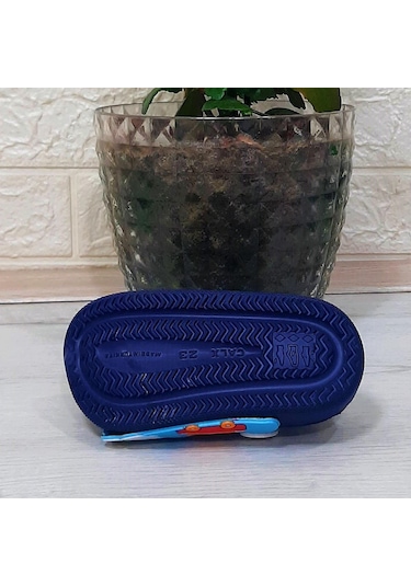 Calx 9041 Lacivert Beyaz Crks Erkek Çocuk Terlik 001