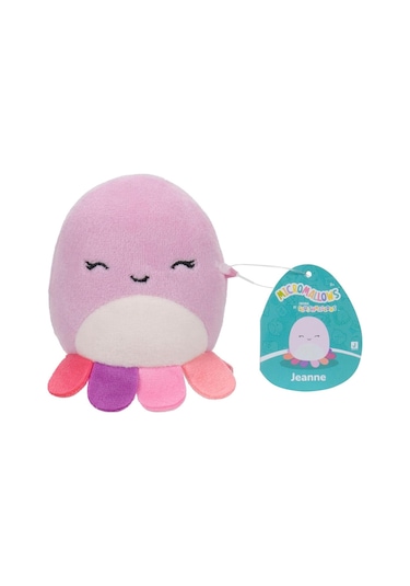 Micromallows Squishmallows Mini Yumuşak Peluş Oyuncak 4 Lü Figür Seti - 6 Cm - Model - 1 Çok Renkli