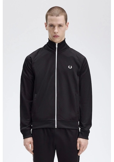 Fred Perry Erkek Siyah Logo Detaylı Ceket Çok Renkli