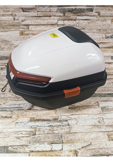 Motosiklet Arka Çanta 32 Lt Top Case Beyaz