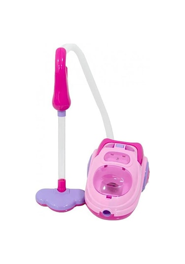Can Oyuncak Pilli Elektrik Süpürgesi Pembe