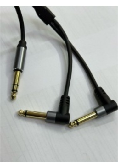 6.3 Mm Stereo 2x 6.3 Mm Mono Kablo 6.3 Mm Y Kablo