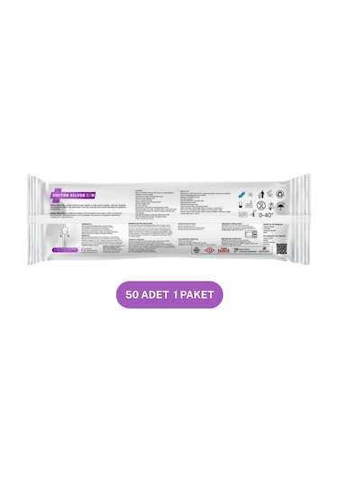 Gümüş iyon & Biyopolimer Kitin Teknolojili 50'li Perine Temizleme