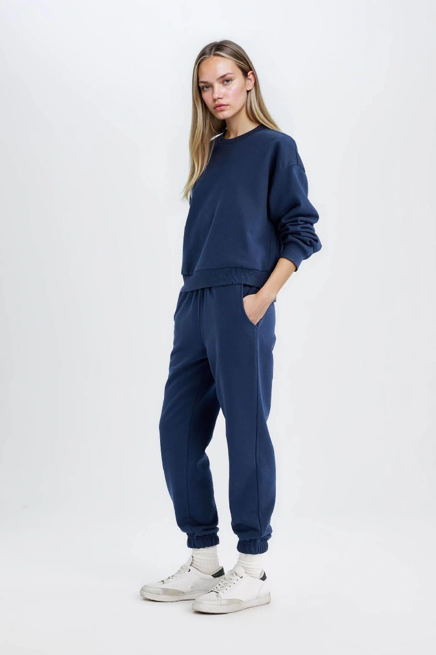 Defacto Lacivert Kadın Alt-üst Takım D8022ax/nv241 Lacivert