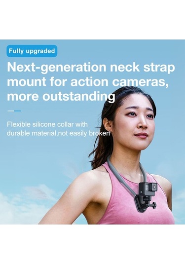 Fortunelane Boyun Askılı Video Desteği - Yd-nh004, Spor Kamerası Ve Telefon Uyumlu