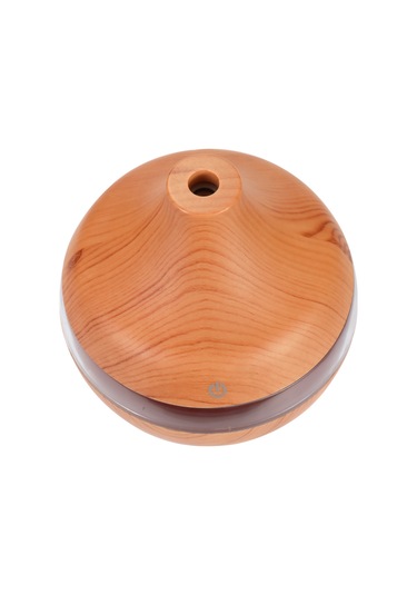 Geeksen Ahşap Desenli Usb Led Gece Lambalı 300ml Ultrasonik Buzul Makinası - Sessiz Havuz Nemlendirici Ve Aromaterapi Cihazı