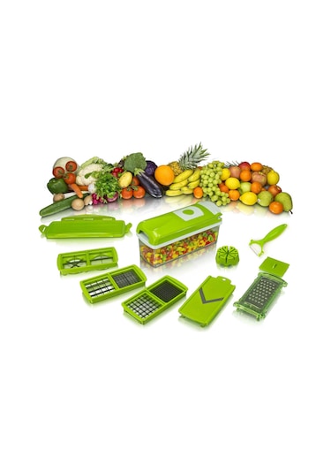 Nicer Dicer Golden Cutter Plus Pratik Sebze Doğrayıcı Rende Seti