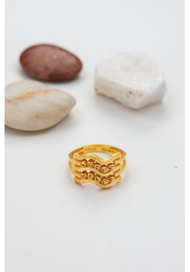 Latif Kuyumculuk 22 Ayar Altın Zigzag Dorika Kadın Yüzük Lkyzk1548 Altın