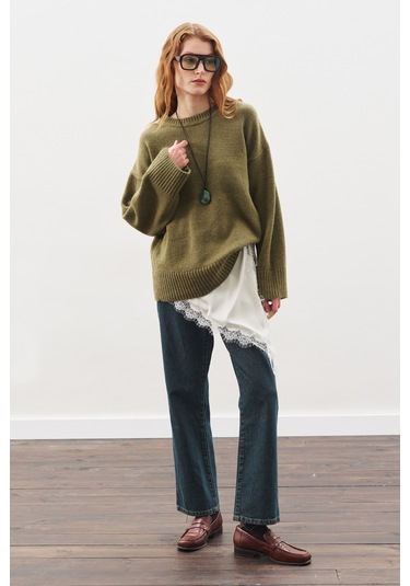 Dantel Şeritli Bel Aksesuar Ekru Ekru