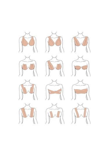 Miss Feliz Göğüs Ucu Kapatıcı, Dikleştirici Ve Şekillendirici Bant Ten Ten Rengi