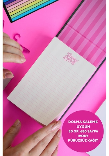 Masa Üstü Sert Kapaklı Notluk. 80 Gram Ivory Kağıt , 340 Yaprak. 11x15,8 Cm. Renkli Kenar.