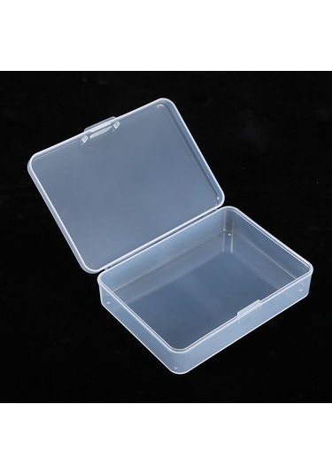 Yuntech01 Pp Malzeme Şeffaf Dikdörtgen Kapaklı Depolama Kutusu - Hafif, Dayanıklı Ve Toz Proof Parça Kutusu Diğer