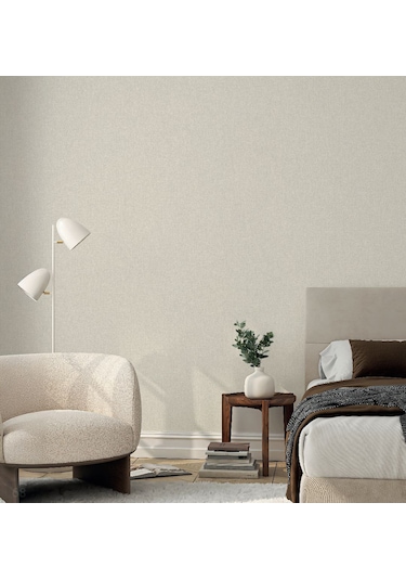 Ravena Rising 202407 Düz Model 16m2 Duvar Kağıdı Silinebilir 1 Kalite Bej