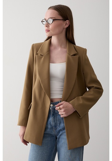Haki Blazer Ceket - 7560 Haki