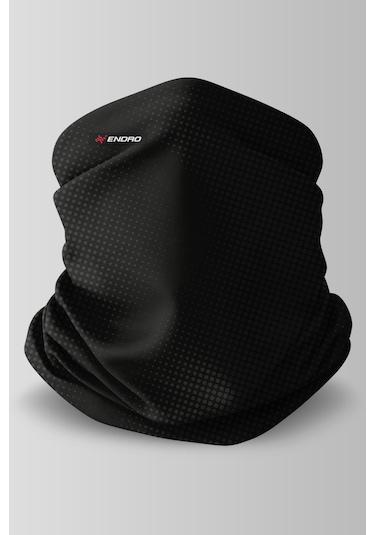 Carbon Motorcu Buff Maske Outdoor Boyunluk Unisex Bandana Siyah