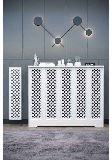 Perge Model Beyaz Renk 96 CM Petek Kaplama Dresuar Beyaz