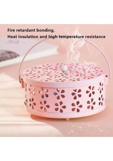 Wondernest Tutucu Tütsü Siyah Sivrisinek Kovucu Kutu Kapaklı Kamp İçin Ev Demir Bobin Aromalı - Td Çok Renkli