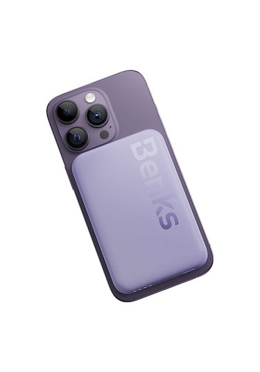 Benks Mp10 6000 mAh İnce Tasarımlı Magsafe Powerbank Mor