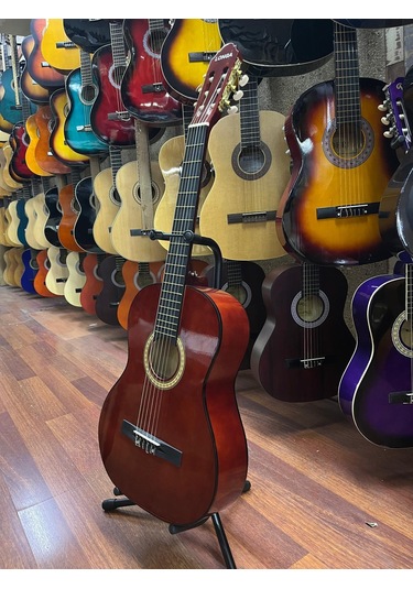 Longa Bordo 4/4 Tam Boy Klasik Gitar Kılıf Pena Dahil
