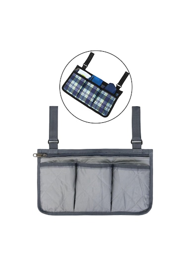 Suntek Kol Dayama Yürüteç Çantası Tekerlekli Sandalye Gri