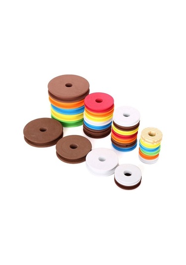 Metabagua 100 Adet Yuvarlak Makaralar Köpük Büyük Makara Balıkçılık Makarası Makara Balıkçılık 6.8cm Wsnuyq Açık Sarı