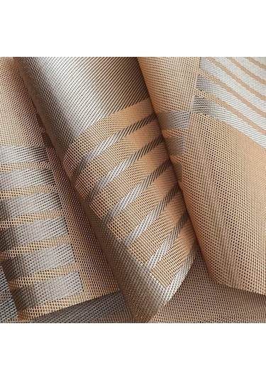 Yeşil 4 Adet Placemats Yemek Masası Yer Paspasları Seti Kaymaz Yalıtım Pvc Yerleştirme Su Geçirmez Isıya Dayanıklı Mutfak Masa Paspasları Yeşil