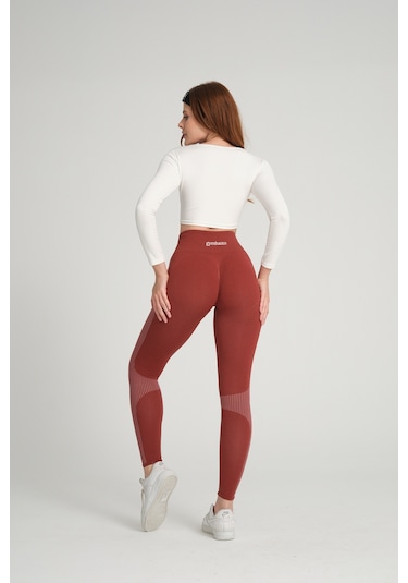 Wind Kiremit Kalçası Büzgülü Push Up Tayt