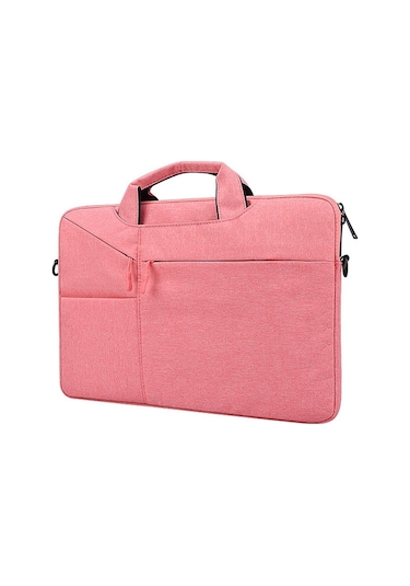 ST02S 14.1 inç Dizüstü Bilgisayarlar İçin Tek Omuz Çantası Pembe 14.1 inch