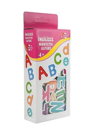 Dıy Toy Manyetik Harfler ve Sayılar 2 Li Set Eğitici Magnet Set