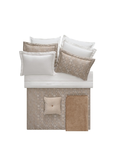 Puffy Clarisa Çeyiz Seti - Vizon