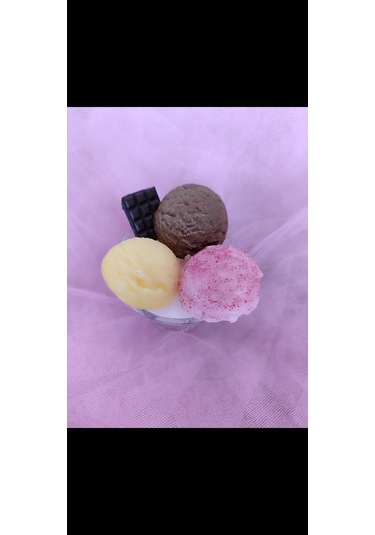 Dondurma Tabağı Dekoratif Mum