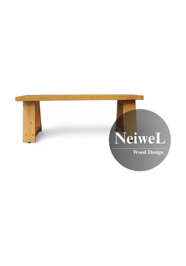 Neiwel Didim Doğal Ahşap Sehpa-70-160 Açık Ceviz