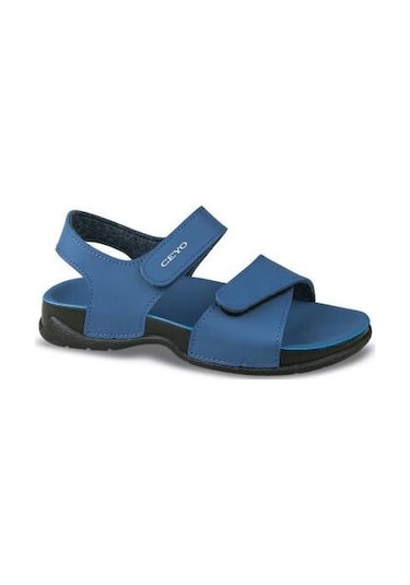 Ceyo Bello-3ı Sax Ortopedik Erkek Çocuk Sandalet Saks Mavi