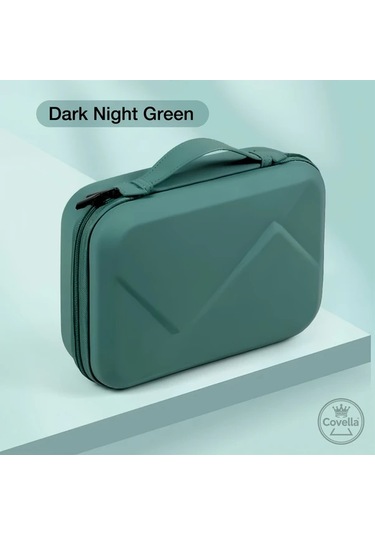 Xuweiwei 1 Adet Eva Sert Kabuklu Dijital Depolama Çantası Yeşil Şok Emici Koruma File Cepli Taşınabilir Elektronik Organizatör Yeşil