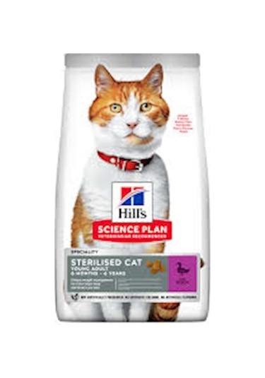 Hill's Kısırlaştırılmış Ördekli Yetişkin Kedi Maması 1500 G