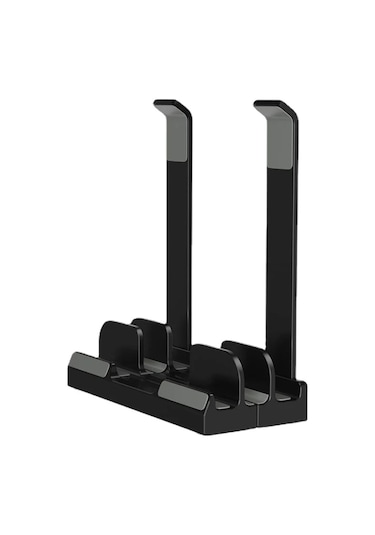 Çift Amaçlı Dizüstü Bilgisayar Dikey Standı Depolama Rafı Masaüstü Yükseltme Soğutma Tabanı White