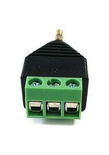 Electroon 3.5Mm Klemensli Stereo Jak Fiş - 1Adet