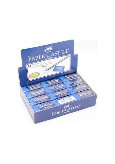 Faber-Castell Sınav Silgisi Dust-Free Mavi 24’Lü Paket