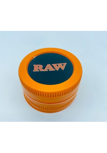 Raw Marka 3parça Turuncu Tütünöğütücü Parçalayıcı Grinder//53mm