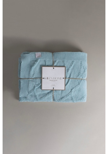 Espuma De Mar Mavi Tek Kişilik Battaniye 160x220 37146 Mavi