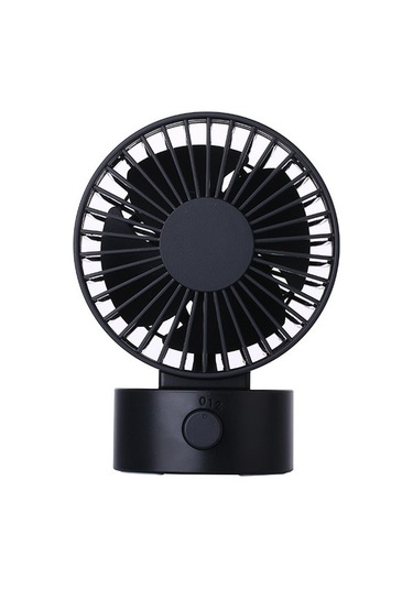 Mkjınmeı Usb Mini Ofis Masaüstü Çift Bıçaklı Fan 5lc0ı3 Siyah