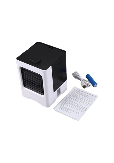 Besthome1 Mini Klima Fan Soğutucu Mitory Ev Ofis Usb Elektrikli Yükseltilmiş Versiyonu Koyu Renk