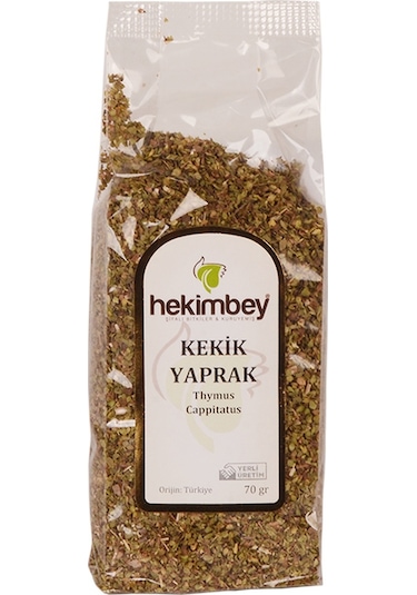 Hekimbey Kekik Yaprak 1.Sınıf A Kalite 70 G