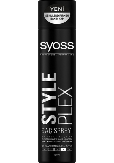Syoss Style Plex Saç Spreyi 6 x 400 ML