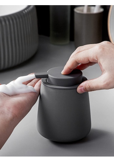 Köpük Dispenseri - 300ml Seramik Silikon Ovma Dispenseri Gri