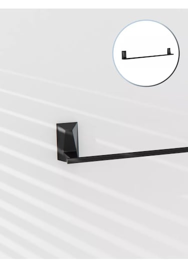 Kleber Banyo İçin 50 Cm Havlu Askısı, Ice Marka, Askılı. 208895869 Siyah