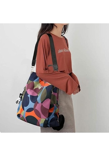 Yulong Yrchenglı Kadın Naylon Hırsızlığa Karşı Dayanıklı Sırt Çok Renkli