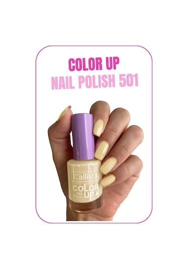 Callista Color Up Nail Polish Oje 501 Towards The Wind - Sarı
